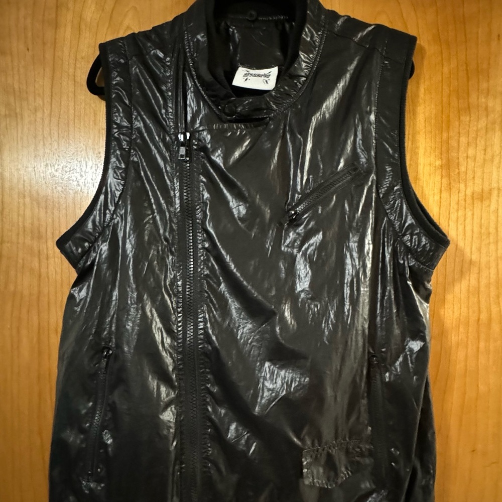 Shiny Black Vest